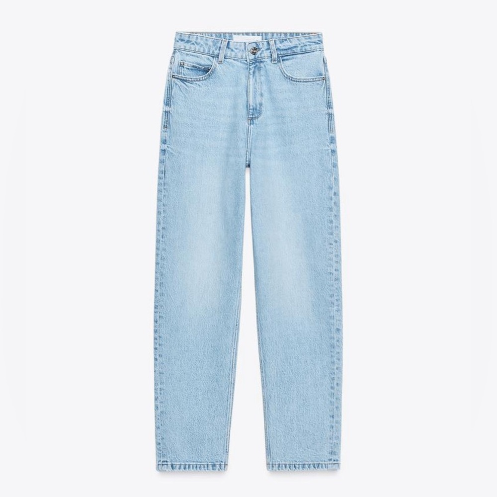 Zara Z1975 MOM FIT JEANS WITH A HIGH WAIST